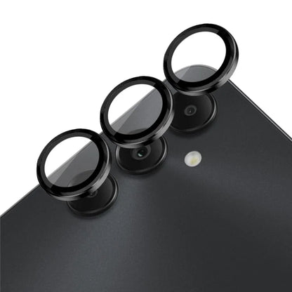 NORTHJO 1 Set For Samsung Galaxy A05s 4G Tempered Glass Camera Lens Protector with CD Vein Metal Ring