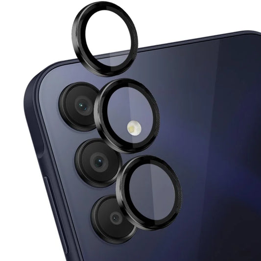 NORTHJO 1 Set For Samsung Galaxy A15 4G Camera Lens Protector Metal Frame + Tempered Glass Lens Film