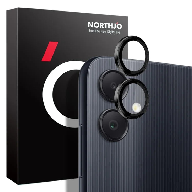 NORTHJO 1 Set For Samsung Galaxy A05 4G Camera Lens Protector CD Vein Metal Ring Lens Film