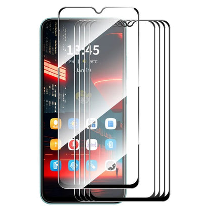 ENKAY HAT PRINCE 5Pcs for Samsung Galaxy Xcover7 Full Screen Protector Silk Printing 0.26mm Film