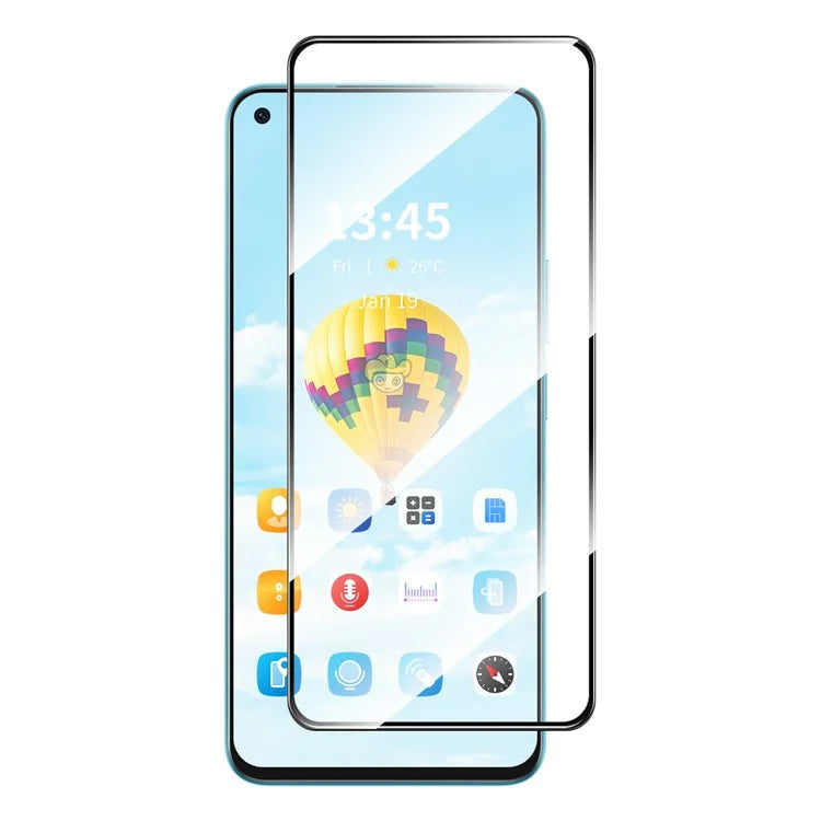ENKAY HAT PRINCE for Realme Narzo 50 Pro 5G Silk Printing Full Screen Protector Shatter-proof Screen Film