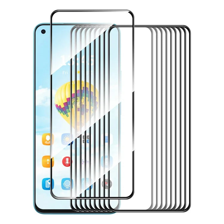 ENKAY HAT PRINCE 10Pcs for Realme V25 / 9 Pro 5G / 9 5G Scratch-proof Screen Film 0.26mm 2.5D 9H Screen Protector