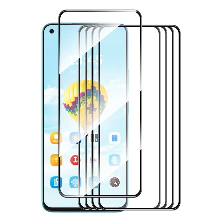 ENKAY HAT PRINCE 5Pcs for Realme GT2 Silk Printing Screen Protector 9H Hardness 0.26mm 2.5D
