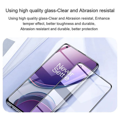 AMORUS For OnePlus Nord 3 5G / Ace 3 5G / Ace 2V / Ace 3V 5G Tempered Glass Screen Protector Silk Printing
