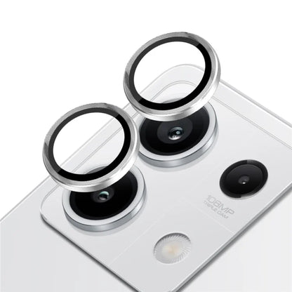 NORTHJO 1 Set For Xiaomi Redmi Note 13 5G Camera Lens Protector HD Tempered Glass+Metal Ring Lens Film