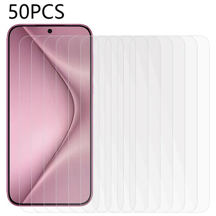50PCS For Huawei Pura 70 Tempered Glass Film 2.5D 0.3mm Clear Screen Protector Wholesale Phone Accessories