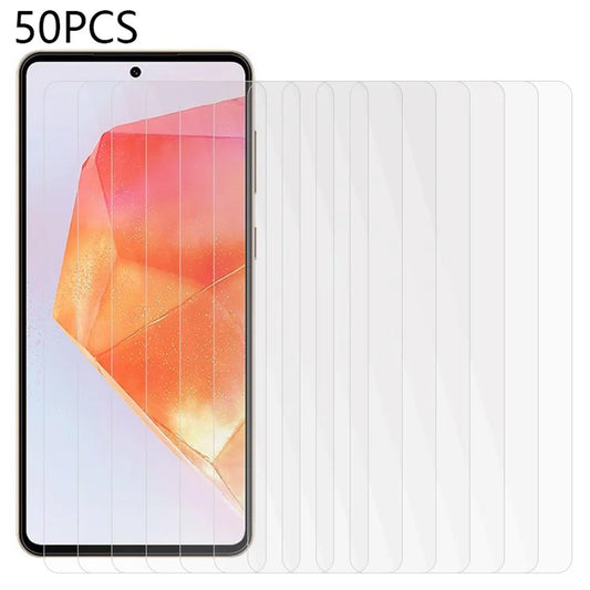 50PCS For Samsung Galaxy M55 5G / C55 5G / F55 5G Tempered Glass Screen Protector 2.5D 0.3mm Anti-Scratch Screen Film