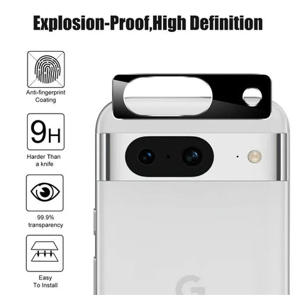 For Google Pixel 8a Camera Lens Protector 9H Tempered Glass Rear Lens Film