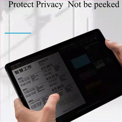 For Samsung Galaxy Tab A9+ Screen Protector 0.3mm Arc Edge Full Covering Anti-Spy Tempered Glass Film