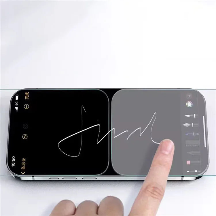 For iPhone 13 / 13 Pro / 14 Screen Protector Transparency PET Film with Installation Tool
