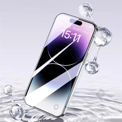 For iPhone 15 Pro Full Screen Protector HD Clear PET Film with Easy Installation Tool