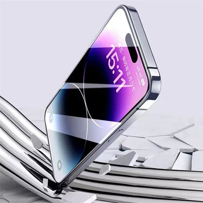 For iPhone 15 Pro Full Screen Protector HD Clear PET Film with Easy Installation Tool