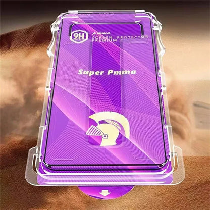For iPhone 15 Pro Full Screen Protector HD Clear PET Film with Easy Installation Tool