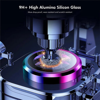 ENKAY HAT PRINCE For Samsung Galaxy S23 / S23+ Camera Lens Protector AR Clear Metal Ring Lens Film
