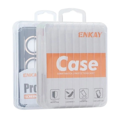 ENKAY HAT PRINCE For Samsung Galaxy S23 / S23+ Camera Lens Protector AR Clear Metal Ring Lens Film