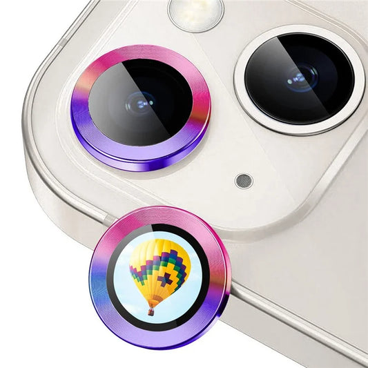 ENKAY HAT PRINCE For iPhone 13 / 13 mini AR-Enhanced Camera Lens Protector Metal Ring Rear Lens Cover
