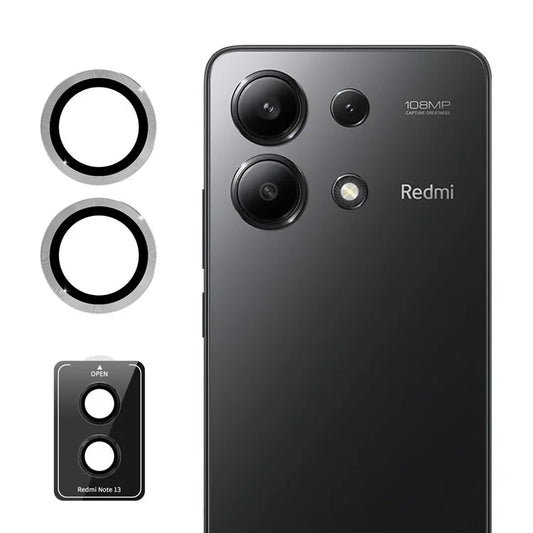 ENKAY HAT PRINCE For Xiaomi Redmi Note 13 5G Clear Lens Guard Metal Ring Camera Lens Protector