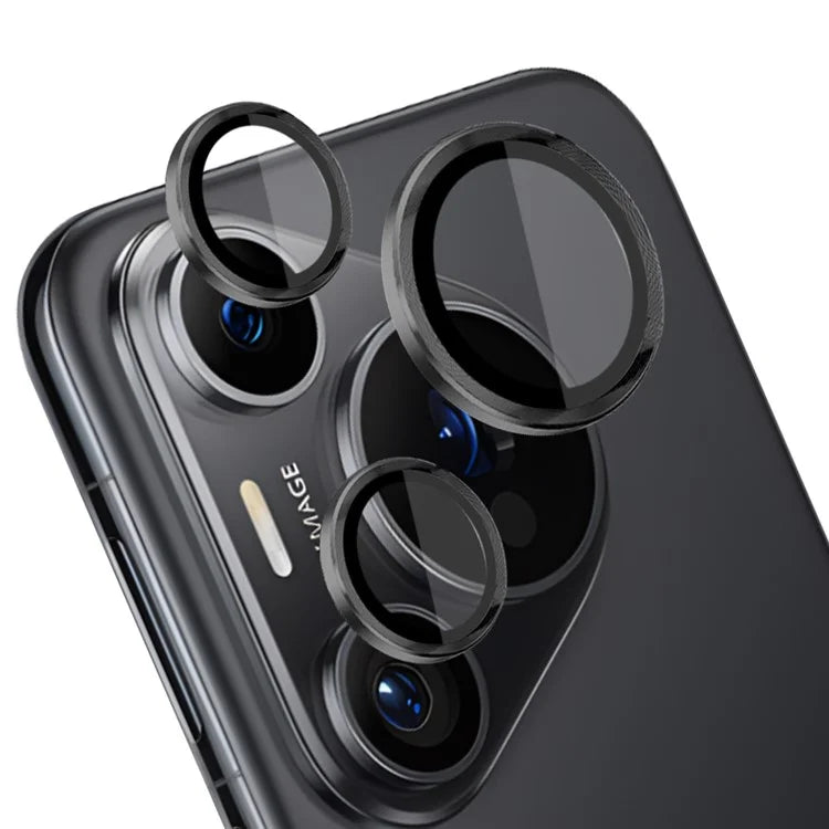 NORTHJO 1 Set For Huawei Pura 70 Pro / 70 Pro+ Camera Lens Flim+Tempered Glass+Metal Ring Lens Protector