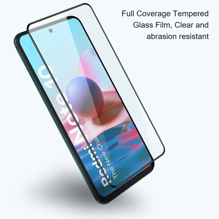 AMORUS 2Pcs For Xiaomi Poco M6 Pro 5G / Redmi 12 5G (Global) Screen Protector Tempered Glass Silk Printing Film