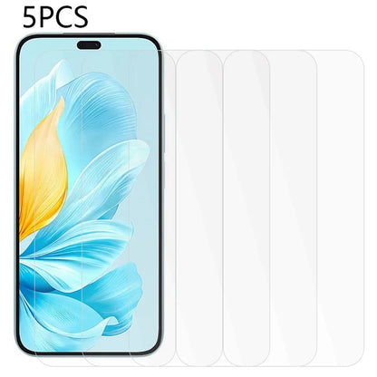 5PCS For Honor 200 Lite Screen Protector Tempered Glass HD Shatterproof Film 0.3mm 2.5D