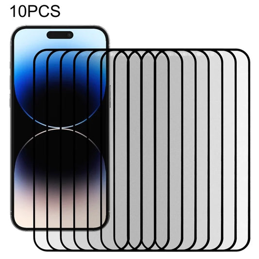 10PCS For iPhone 14 Pro Max / 15 Plus Screen Film Matte PET Scratch-Proof Screen Protector