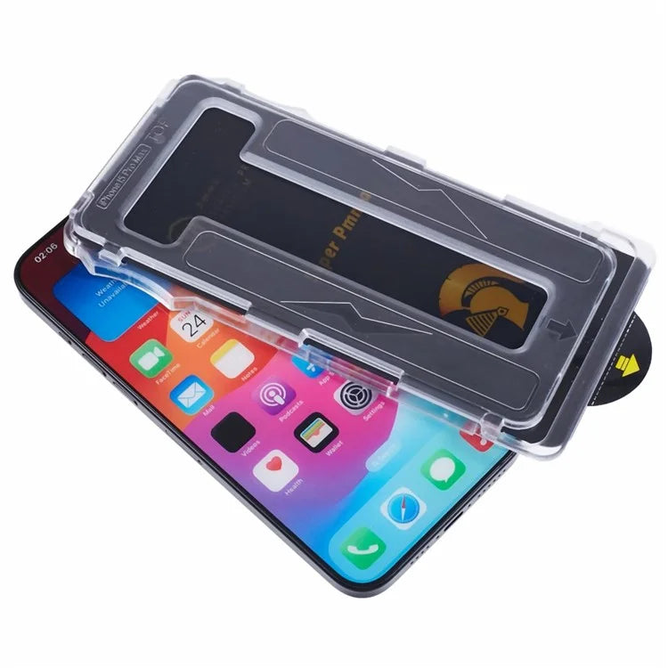 For iPhone 15 Pro Privacy Screen Protector Full Coverage PET Film with Easy Installation Tool