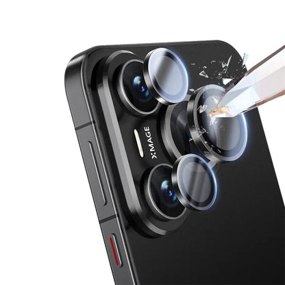 RURIHAI For Huawei Pura 70 Pro / Pura 70 Pro+ 2 Set Camera Lens Film Metal Ring AR HD Glass Lens Protector