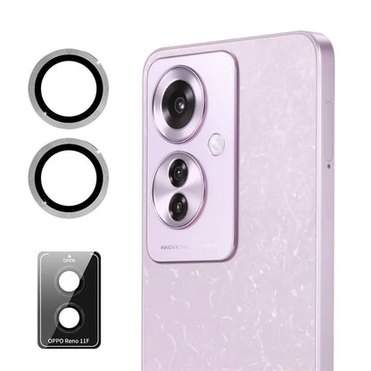 ENKAY HAT PRINCE For Oppo Reno11 F 5G Camera Lens Protector 1 Set Metal Individual Ring Lens Film