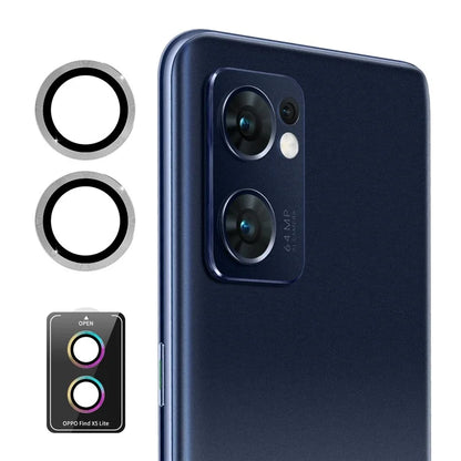 ENKAY HAT PRINCE For Oppo Find X5 Lite Camera Lens Protector 1 Set Lens High Alumina Silicon Glass Film