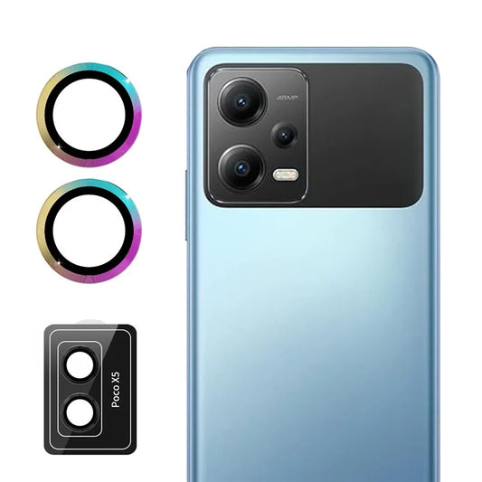 ENKAY HAT PRINCE For Xiaomi Poco X5 5G / Redmi Note 12 5G (India) 1 Set Camera Lens Protector High Alumina Silicon Lens Film