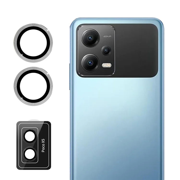 ENKAY HAT PRINCE For Xiaomi Poco X5 5G / Redmi Note 12 5G (India) 1 Set Camera Lens Protector High Alumina Silicon Lens Film
