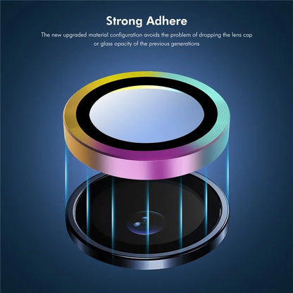 ENKAY HAT PRINCE For Xiaomi Mix Fold 3 5G 1 Set 9H Hardness Camera Lens Protector with Metal Ring Trim