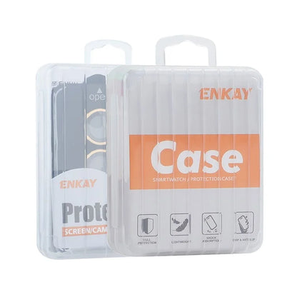 ENKAY HAT PRINCE For vivo Y35 5G 1 Set Camera Lens Protector Tempered Glass Rear Lens Film with Metal Ring