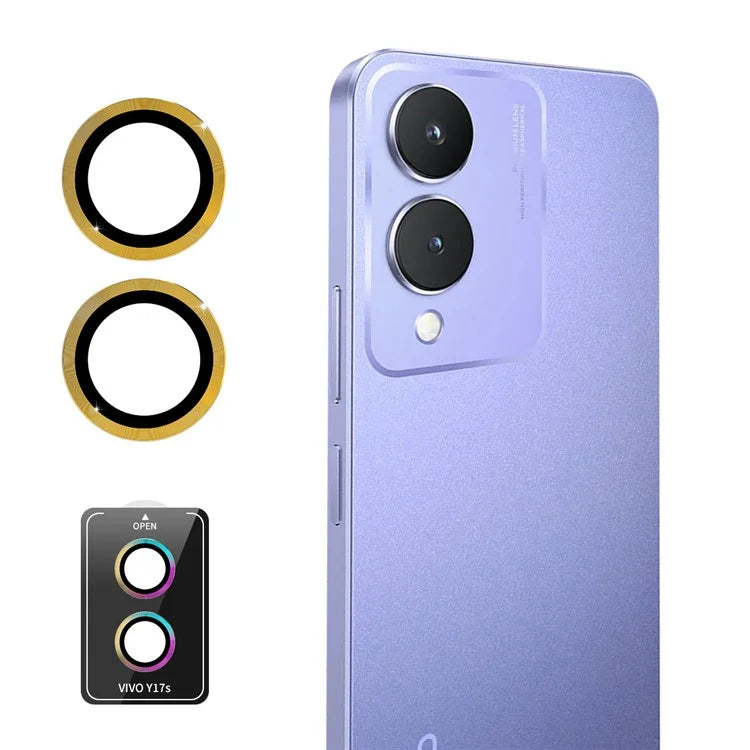 ENKAY HAT PRINCE For vivo Y17s 4G Camera Lens Protector Set High Alumina Silicon Glass Lens Film