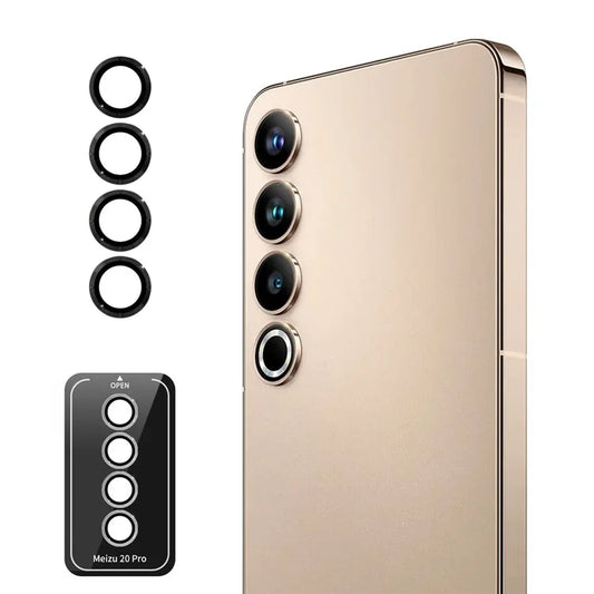 ENKAY HAT PRINCE For Meizu 20 Pro Camera Lens Film Set High Alumina Silicon Glass Lens Protector