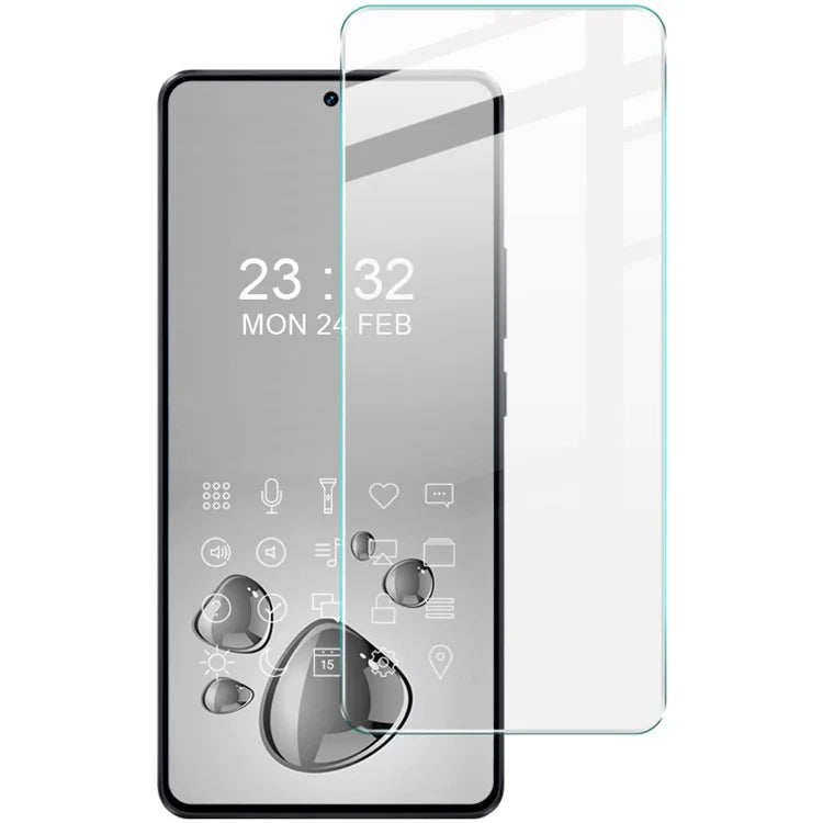 IMAK H Series For Vivo iQOO Z9 5G / Z9 Turbo 5G Screen Protector 9H Hardness Tempered Glass Screen Film