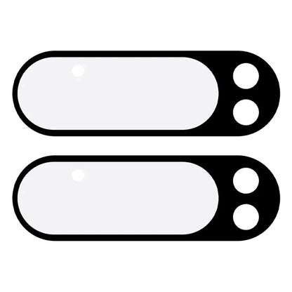 2Pcs for Google Pixel 9 Pro Camera Lens Protector Ultra Clear Silk Printing 3D Arc Edge Lens Film