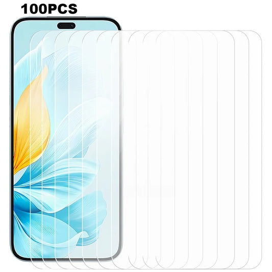 100PCS For Honor 200 Lite Clear Screen Protector Cell Phone Tempered Glass Screen Film