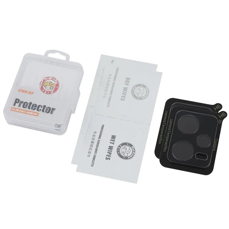 ENKAY HAT PRINCE 2Pcs for Xiaomi Redmi Note 12 Pro 5G Camera Lens Protector High Aluminium-Silicon Glass Lens Film