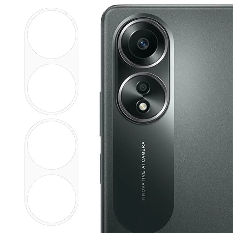 ENKAY HAT PRINCE 2Pcs for Oppo A58 4G Camera Lens Protector Full Cover HD Clear Lens Film
