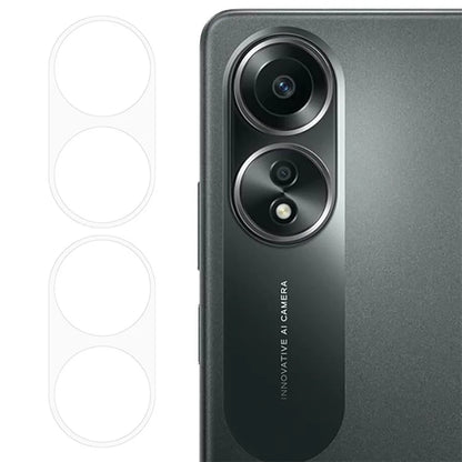 ENKAY HAT PRINCE 2Pcs for Oppo A58 4G Camera Lens Protector Full Cover HD Clear Lens Film