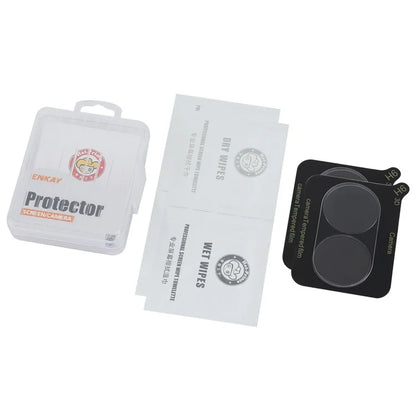 ENKAY HAT PRINCE 2Pcs for Oppo A58 4G Camera Lens Protector Full Cover HD Clear Lens Film