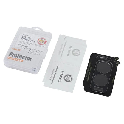 ENKAY HAT PRINCE 2Pcs for Oppo A2x 5G Accessories Camera Lens Protector Anti-Scratch High Aluminum-Silicon Glass Rear Lens Film