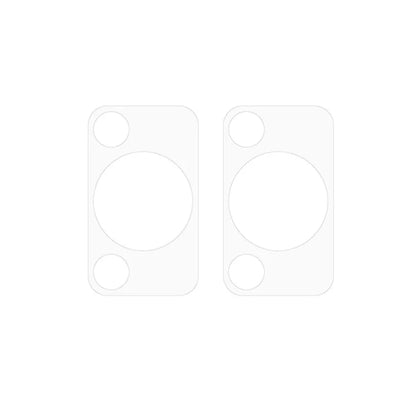 ENKAY HAT PRINCE 2Pcs for Huawei Enjoy 70 / nova Y72 4G Camera Lens Film Clear High Aluminum-Silicon Glass Protector