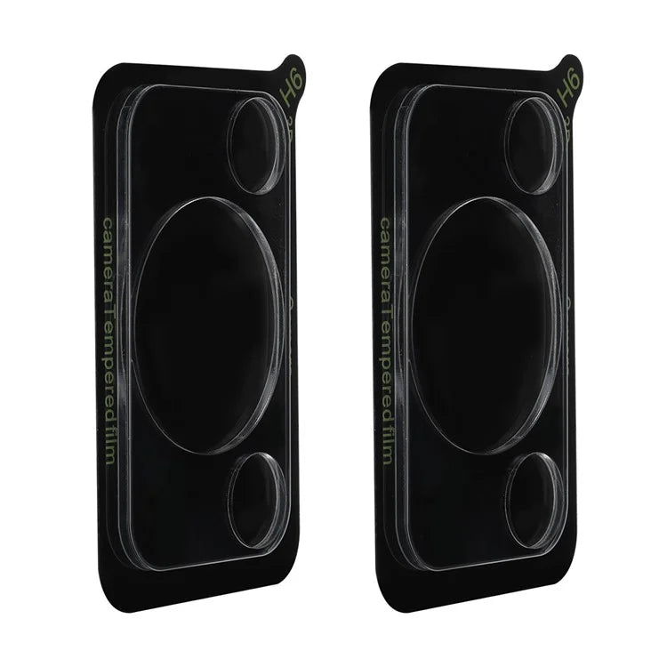 ENKAY HAT PRINCE 2Pcs for Huawei Enjoy 70 / nova Y72 4G Camera Lens Film Clear High Aluminum-Silicon Glass Protector