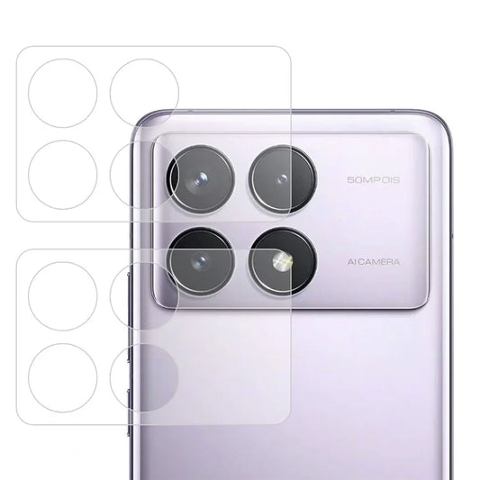 ENKAY HAT PRINCE 2Pcs for Xiaomi Redmi K70 5G / K70 Pro 5G / K70E 5G / Poco M6 Pro 4G Lens Protector HD Clear Camera Lens Film