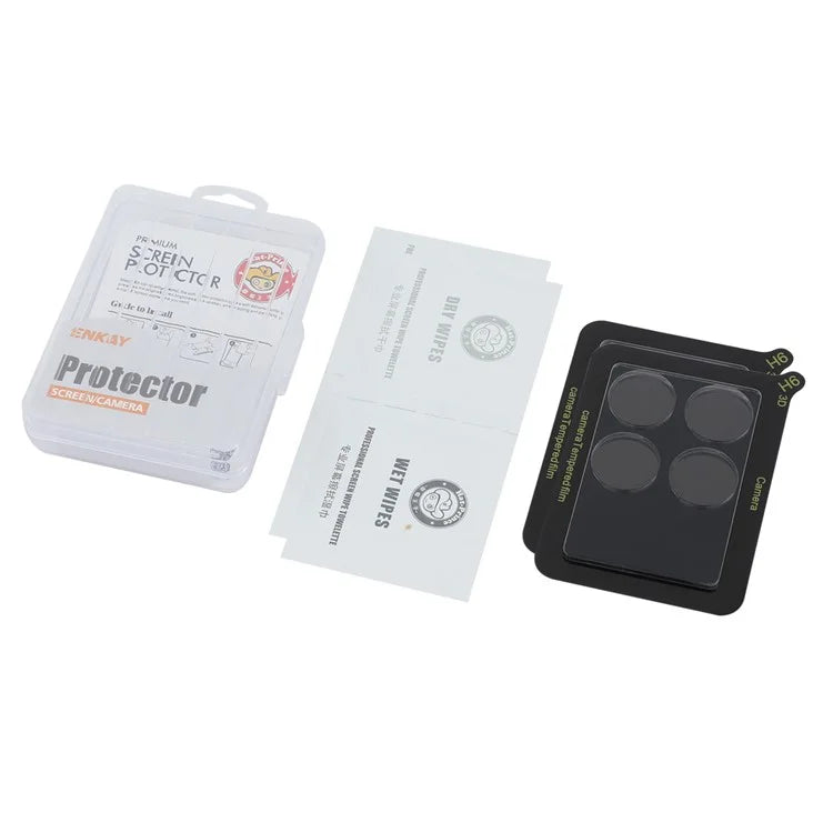 ENKAY HAT PRINCE 2Pcs for Xiaomi Redmi K70 5G / K70 Pro 5G / K70E 5G / Poco M6 Pro 4G Lens Protector HD Clear Camera Lens Film