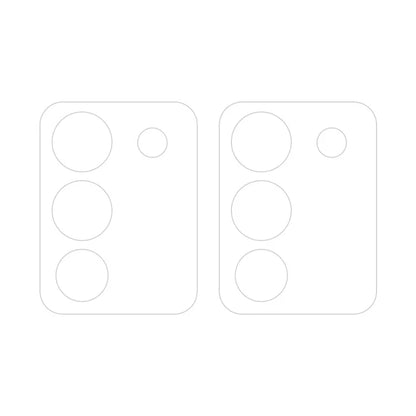 ENKAY HAT PRINCE 2Pcs for vivo Y200 (India) 5G / V29e (Global) 5G Camera Lens Protector 9H Hardness Rear Lens Film