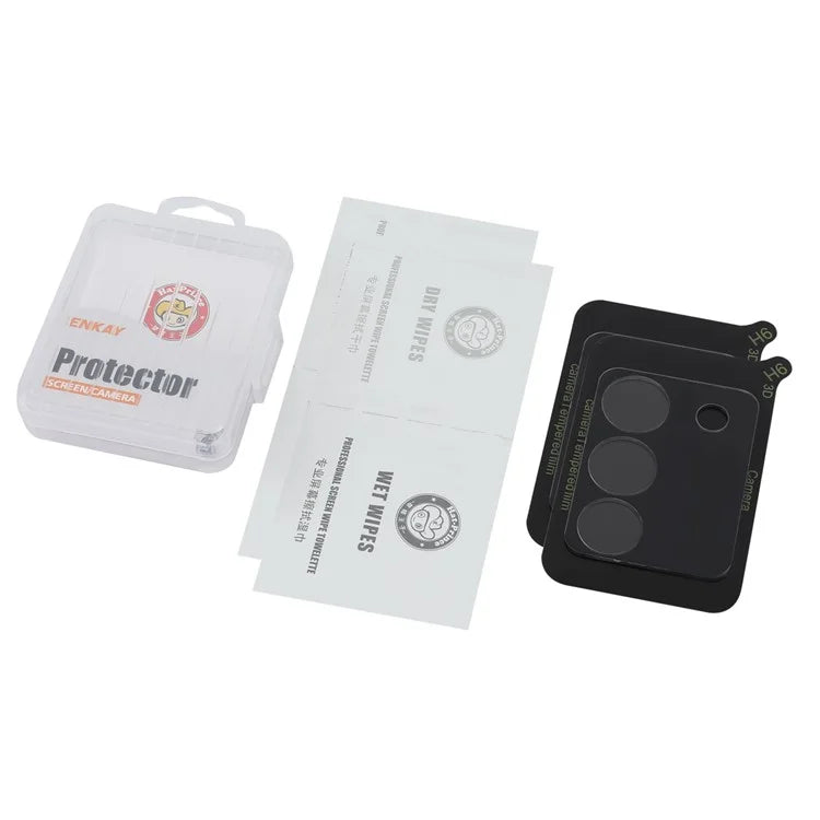 ENKAY HAT PRINCE 2Pcs for vivo Y200 (India) 5G / V29e (Global) 5G Camera Lens Protector 9H Hardness Rear Lens Film