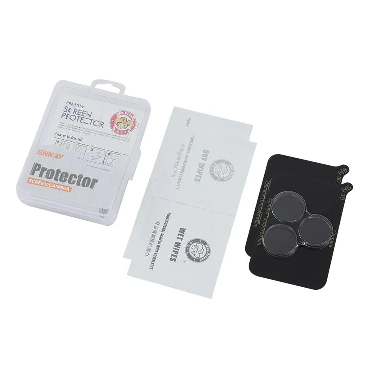 ENKAY HAT PRINCE 2Pcs for Realme C53 (India) Camera Lens Film 0.2mm High Aluminum-Silicon Glass